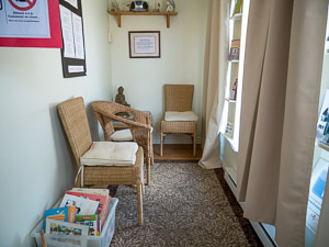 Salle d'attente ostéopathie